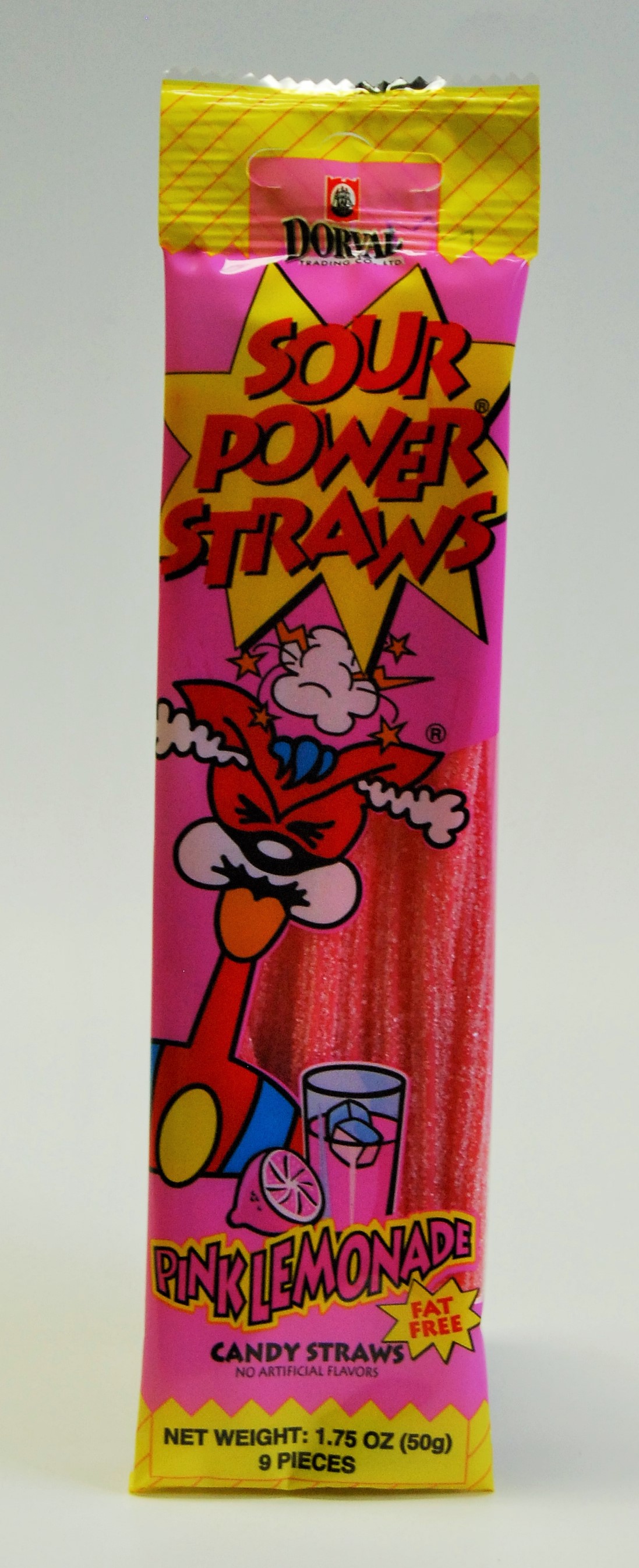Sour Power Straws Pink Lemonade - 1.75oz